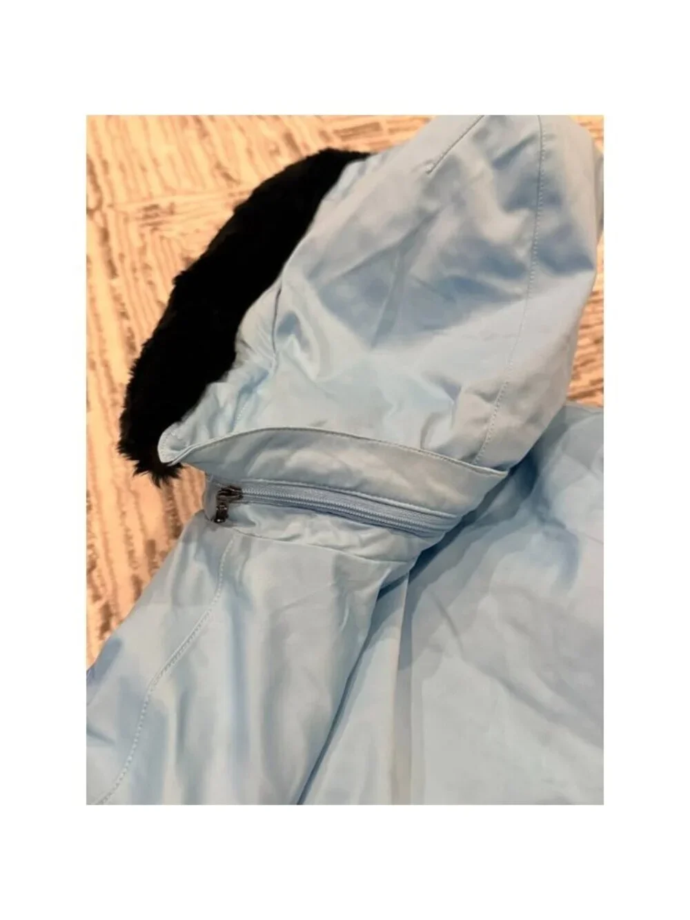 NEW Spyder girls size 14 blue/white waterproof ski Winter puffer coat MSRP $280.